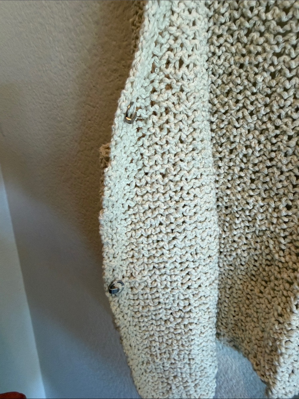 The Open Product Cream Knit Vest - Picture 5 of 5